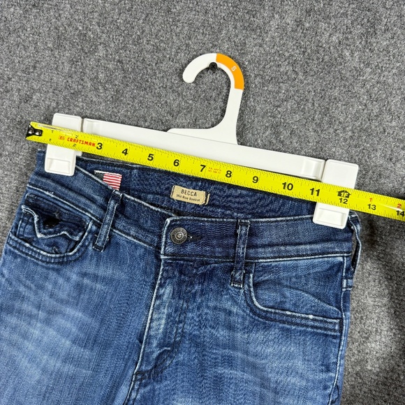 True Religion Becca Mid Rise Bootcut Dark Wash Jeans Womens Size 25 #1164 - Picture 5 of 10